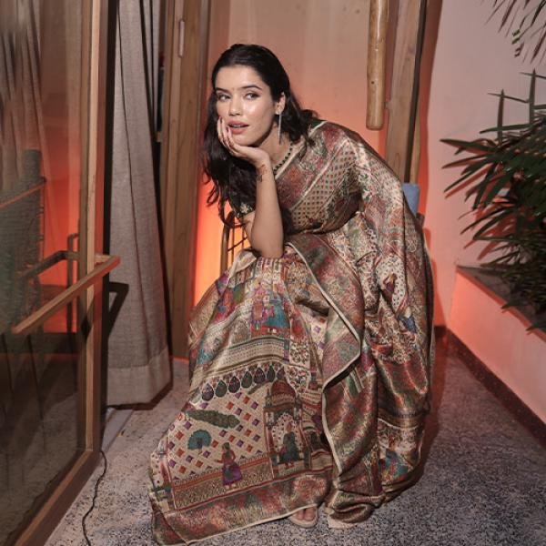 Designer Bridal Lehenga – Maroon Velvet