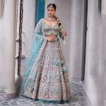 Sequins Net Lehenga – Grey & Silver